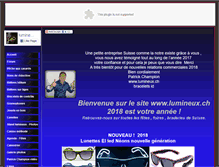 Tablet Screenshot of lumineux.ch