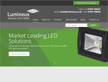 Tablet Screenshot of lumineux.co.uk